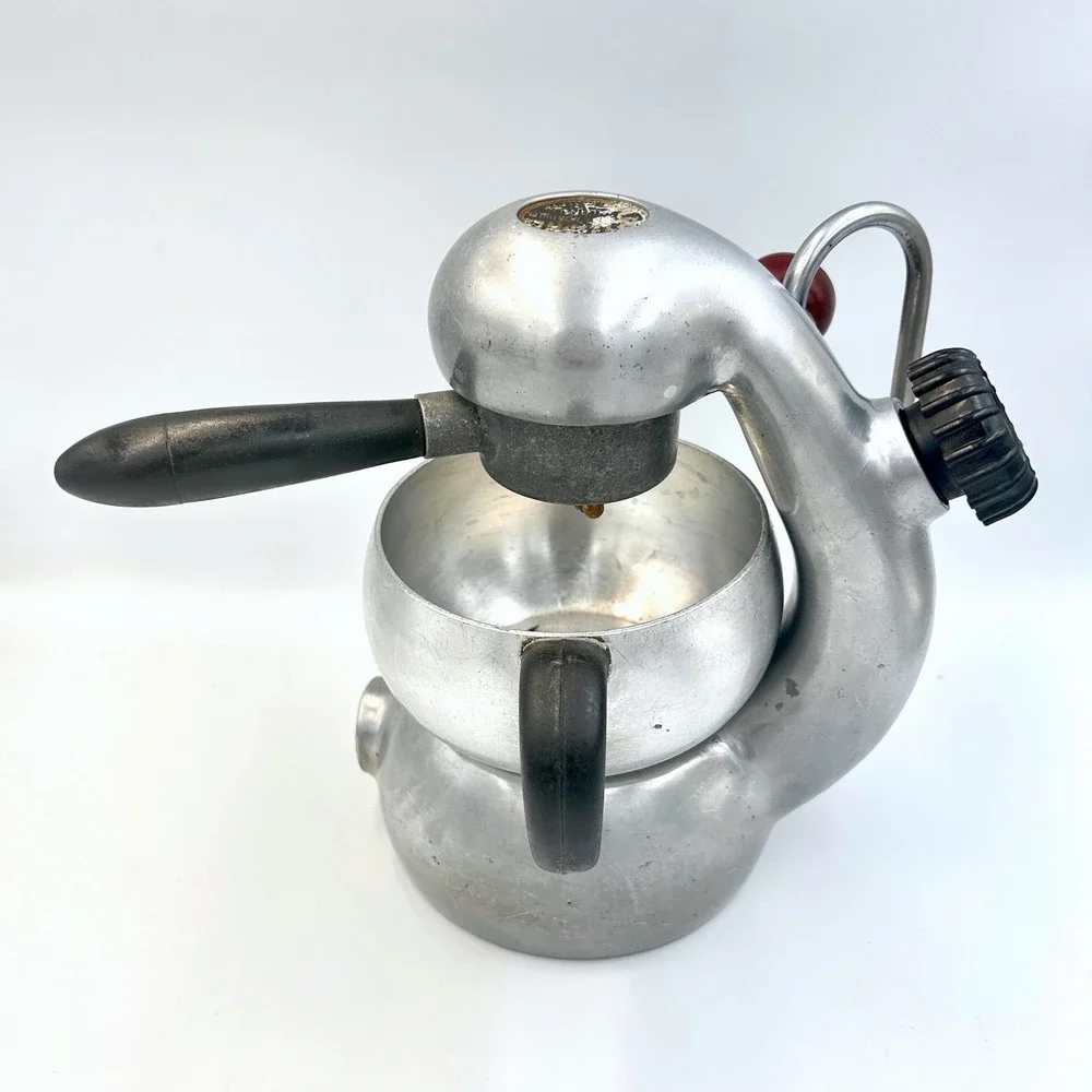 Vintage Atomic Brevetti Robbiati Milano Italy Stovetop Espresso Coffee Maker 50s